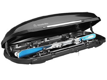 Elemento portasci, per box per il tetto Mercedes-Benz 400 nero