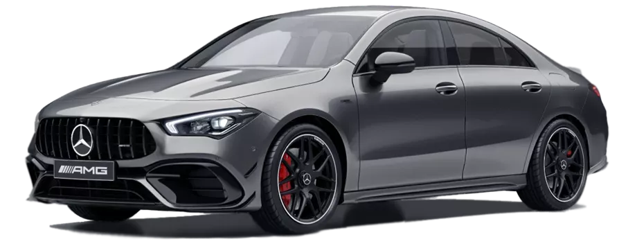 mercedes cla amg 45 coupe header