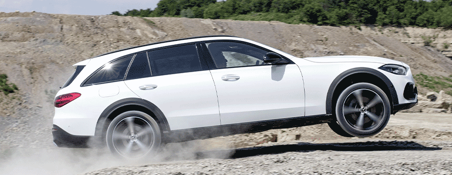 nuova classe c all terrain laterale destro