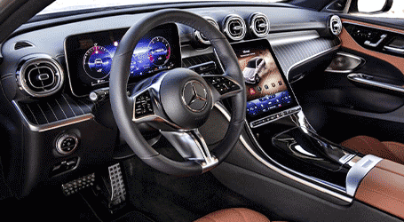 nuova classe c all terrain interno guida