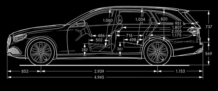 dimensioni nuova mercedes classe e sw