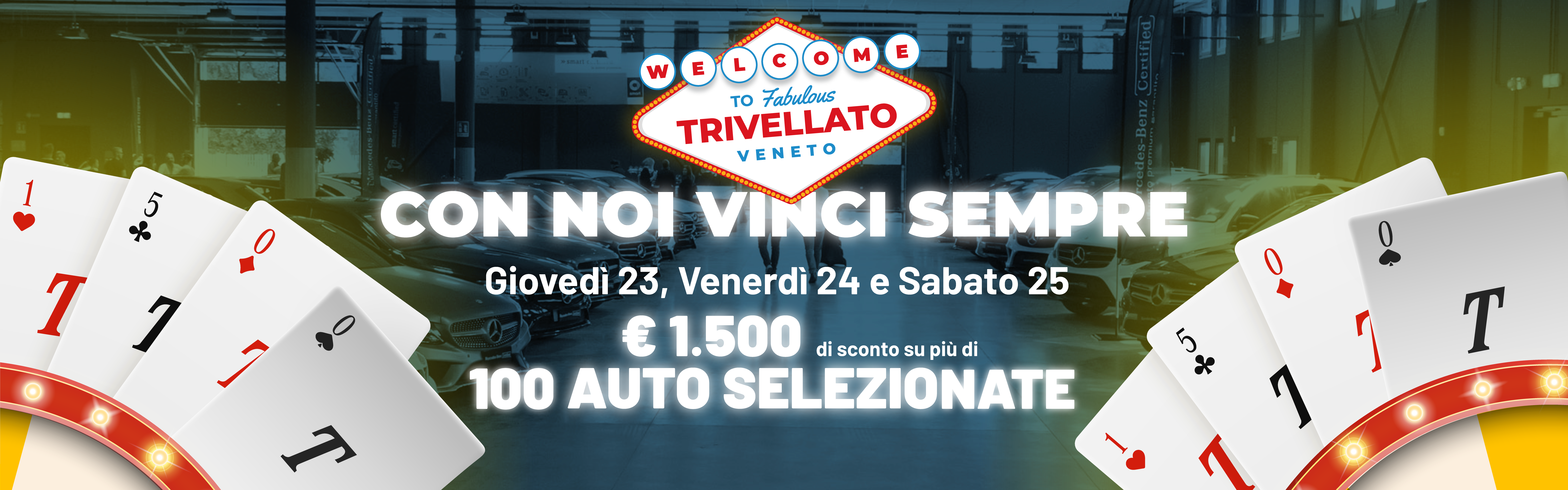 CON NOI VINCI SEMPRE - LA TUA PROSSIMA AUTO USATA CON € 1.500 DI SCONTO