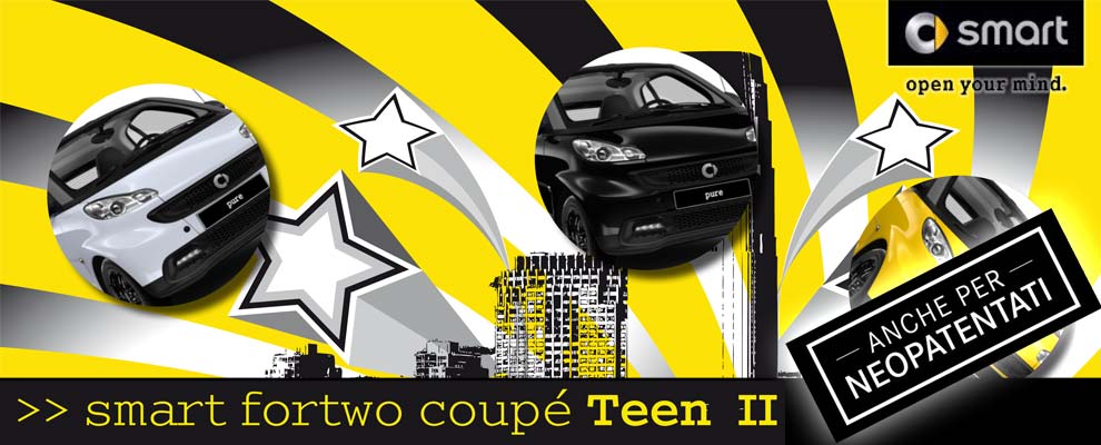 Smart teen 2 coupè, la special edition II per neopatentati