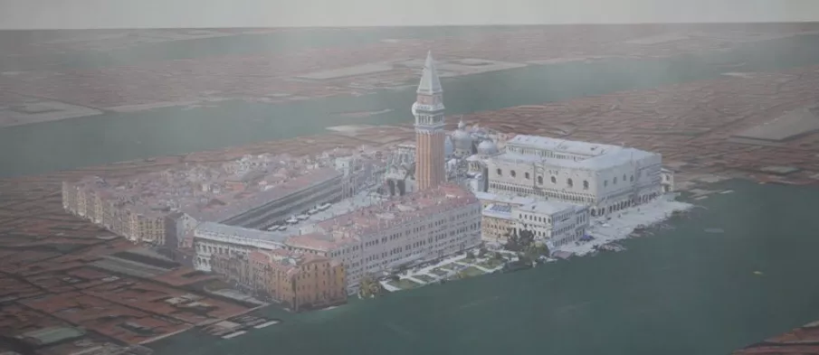 piazza virtuale trivellato venezia vista dall'alto