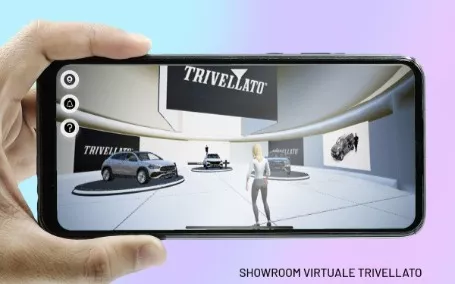 showroom virtuale trivellato interni avatar e veicoli