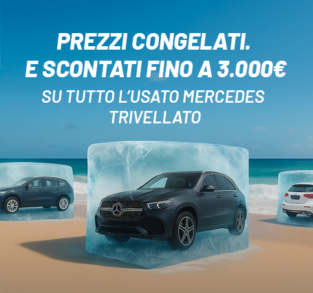 EXTRA SCONTI fino a € 3.000 sull'Usato Mercedes: dal 7 al 12 luglio