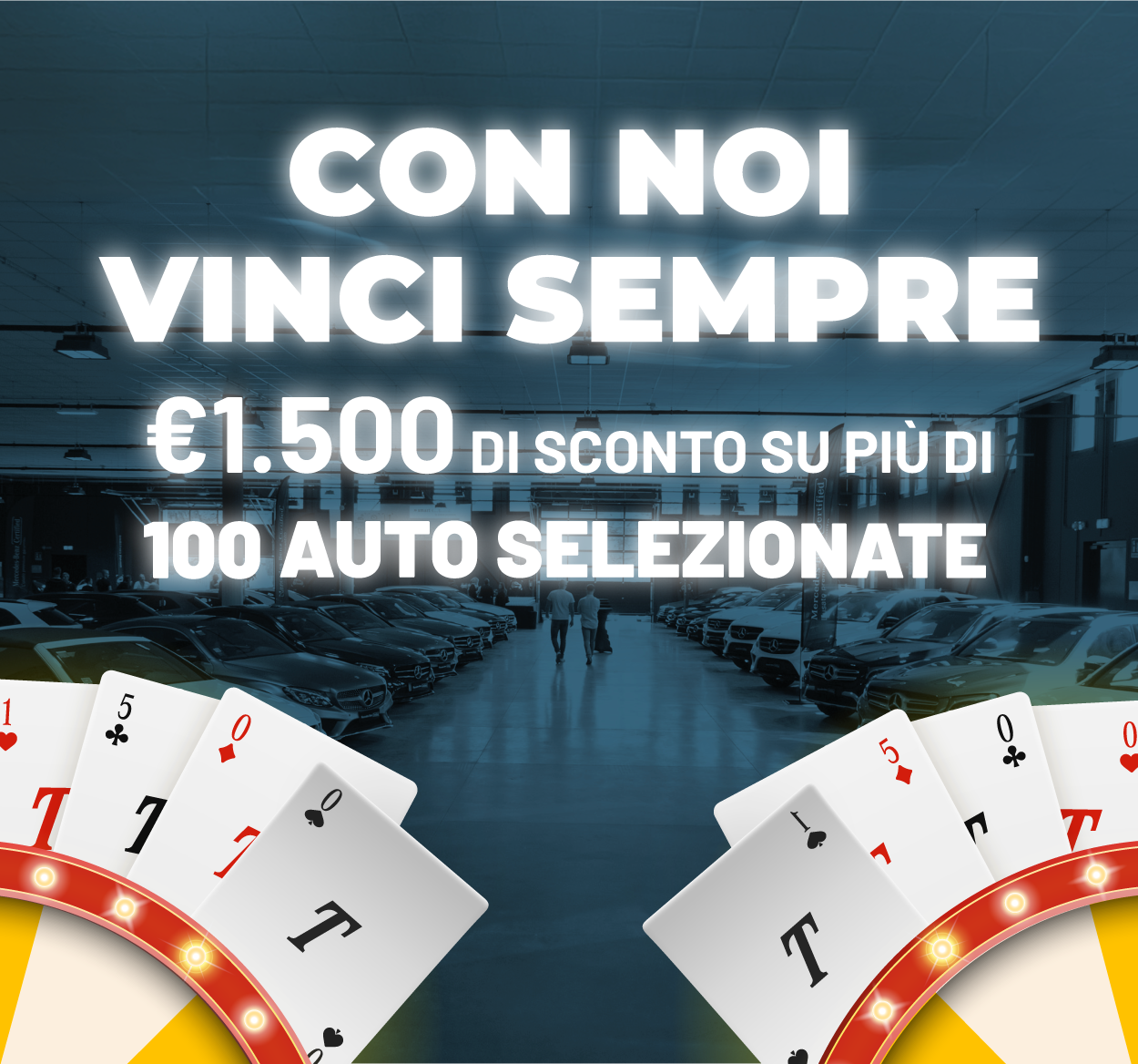 Solo dal 23 al 25 ottobre - € 1.500 di EXTRA SCONTO sull'usato!